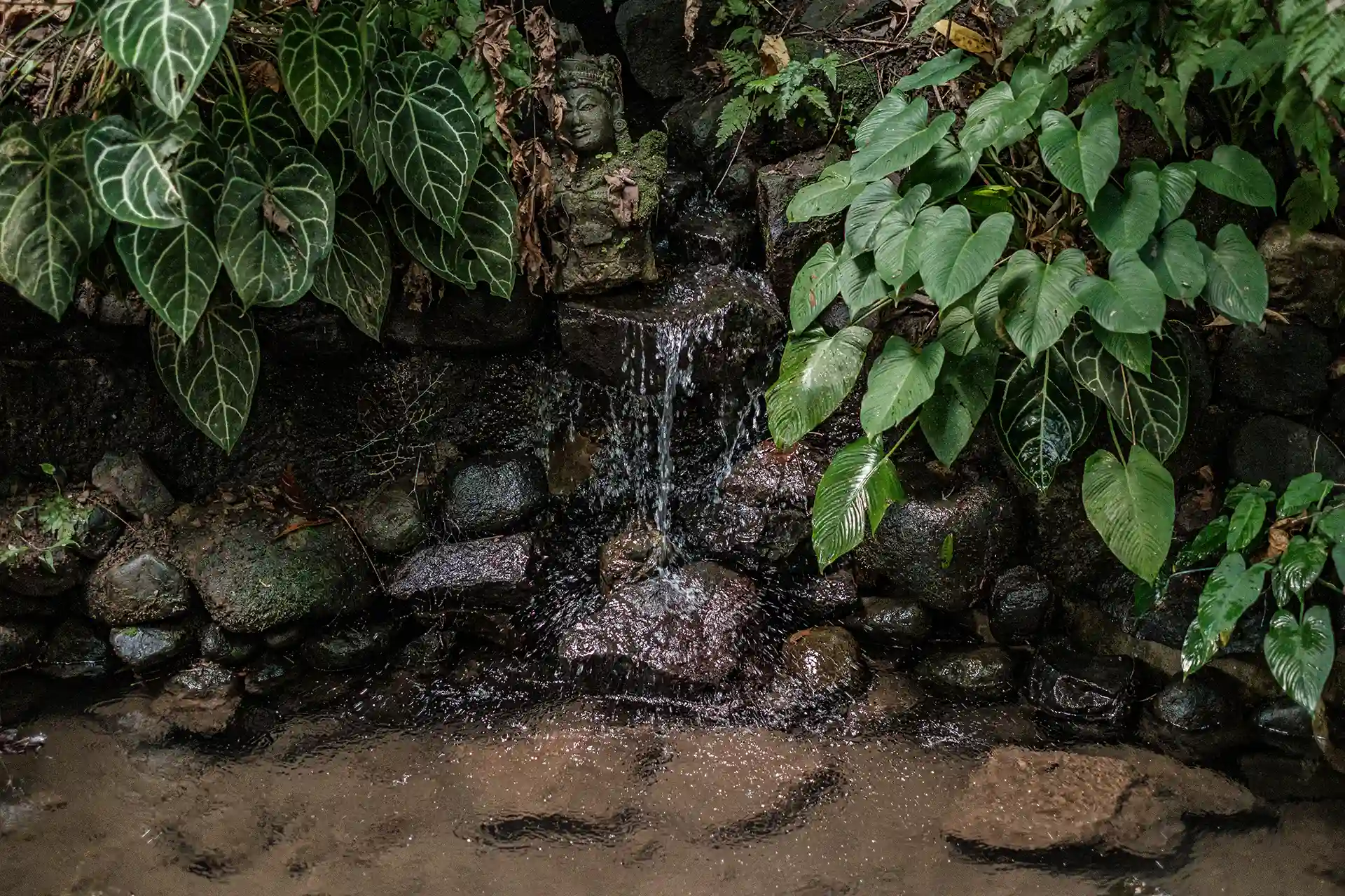 Melukat at Beji Sanjiwani