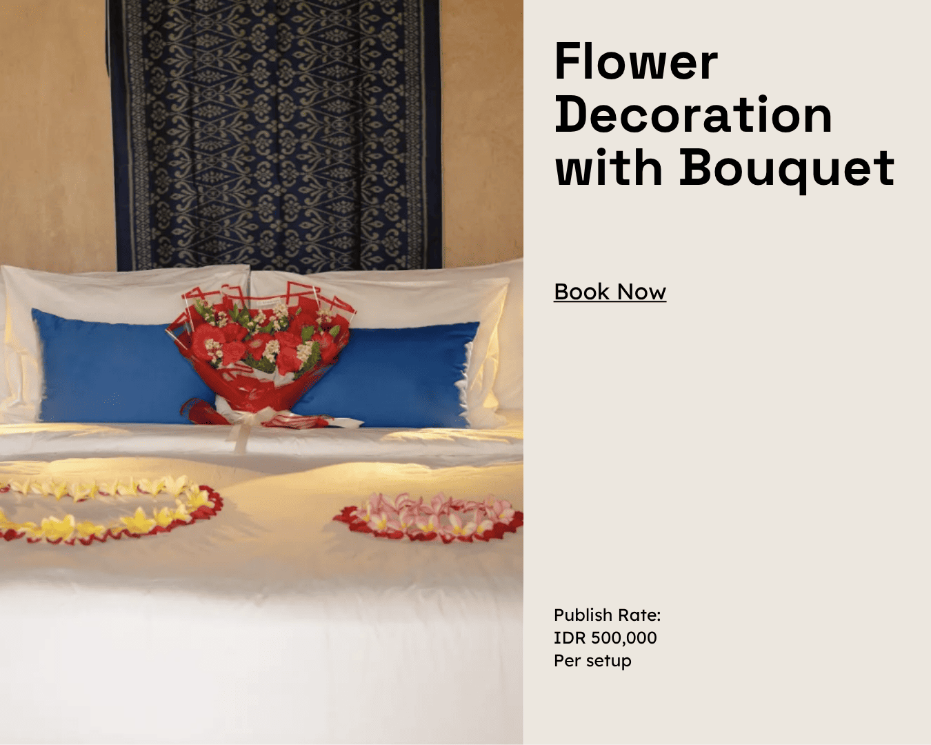 Flower Decoration with Bouquet