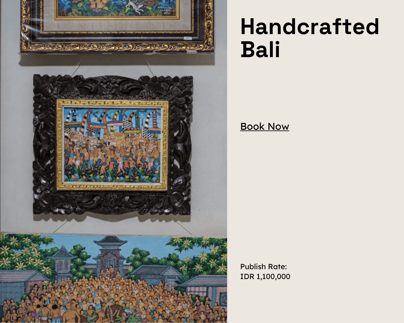 Handcrafted Bali